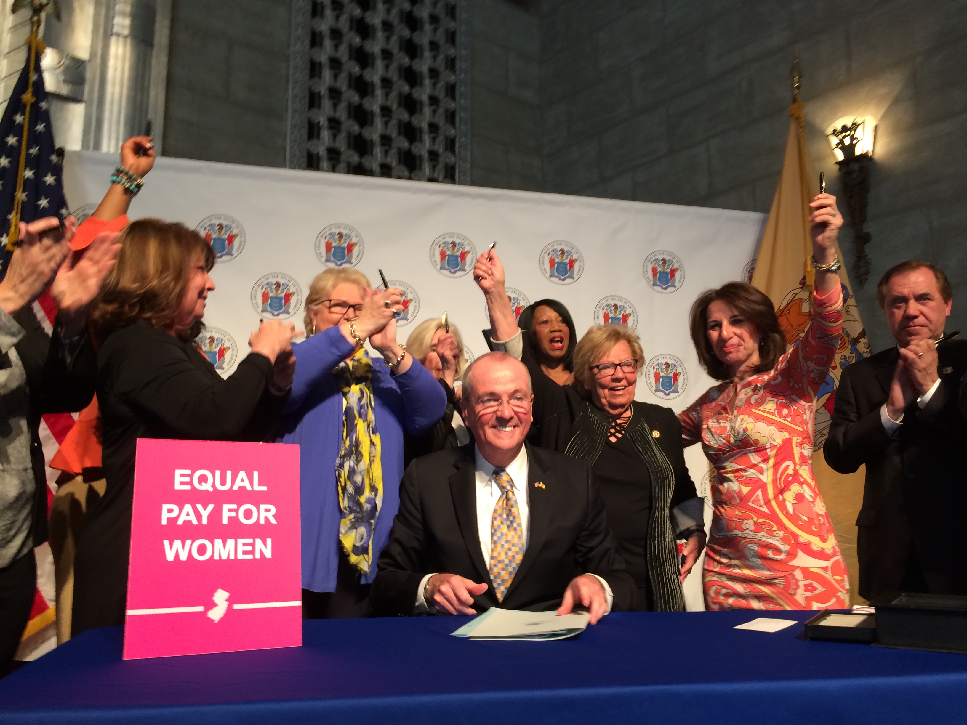 New Jersey equal pay bill signing